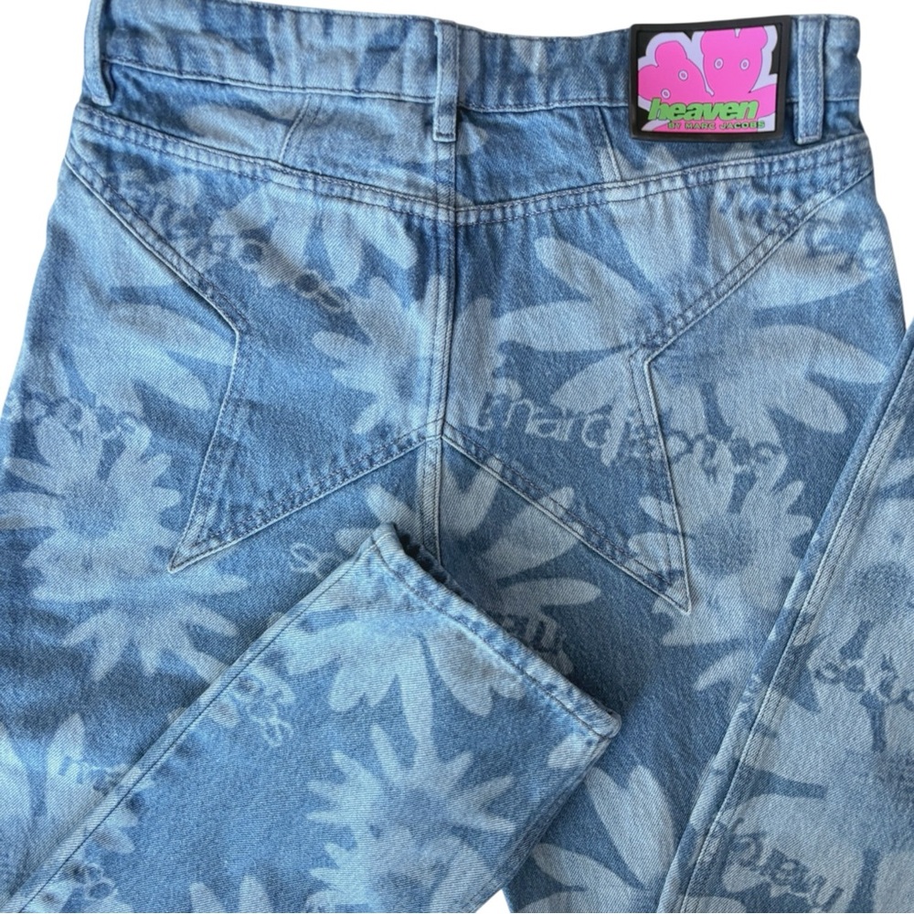 Heaven by Marc Jacobs Daisy Print Jeans | Y2K Designer Denim (Size 28)